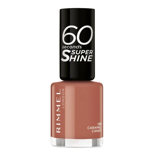 Rimmel London Super Shine Caramel Candy Nail Polish Long Lasting Glossy Manicure 8ml Professional Finish Rimmel London Super Shine Caramel Candy Nail Polish Long Lasting Glossy Manicure 8ml Professional Finish