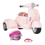 Our Generation Accessories Ride A long Scooter With Side car - Our Generation
