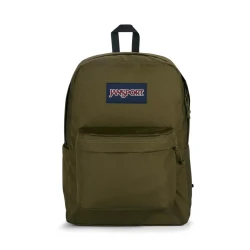JanSport SuperBreak Plus Backpack –Army Green– 42 x 32 x 21 cm – 26 L – Fits 15″ Laptop
