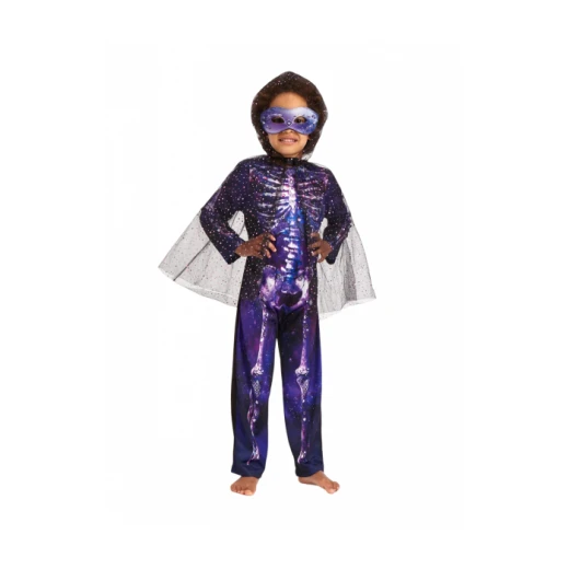 Hollowen Purple Skeleton Costume With Eyes Mask Hollowen Purple Skeleton Costume With Eyes Mask