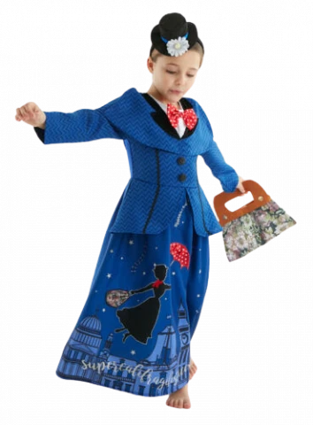 Marry Poppines Costume, 7 ,8 Years,4 - Image 4