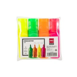 Deli Highlighter, Bright Neon Color, 1-5 Mm
