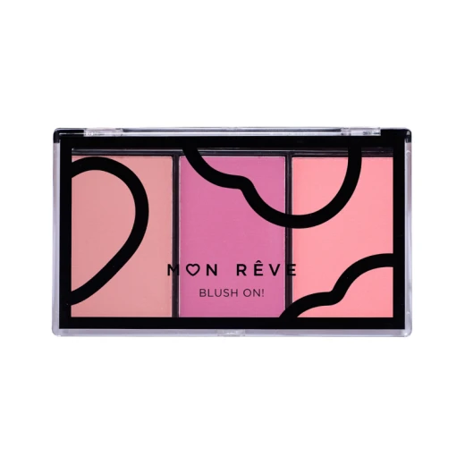 Mon Reve Blusher Palette 03 Blendable Shades for Radiant Glow Natural Blush Makeup Essential - Mon Reve - Image 3