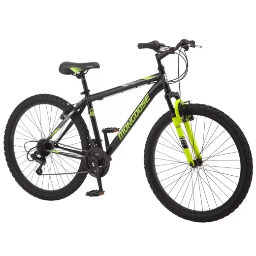 Mongoose Boys Bike, Mountain Cycle, Black & Yellow Color , 60.96 Cm Mongoose Boys Bike, Mountain Cycle, Black & Yellow Color , 60.96 Cm