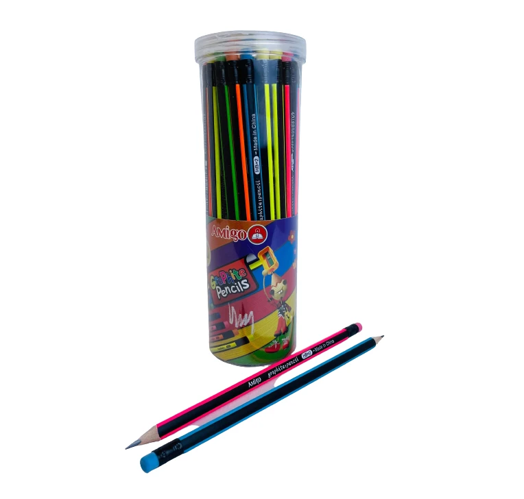 Amigo Graphite Pencils, 48 Pieces - Amigo