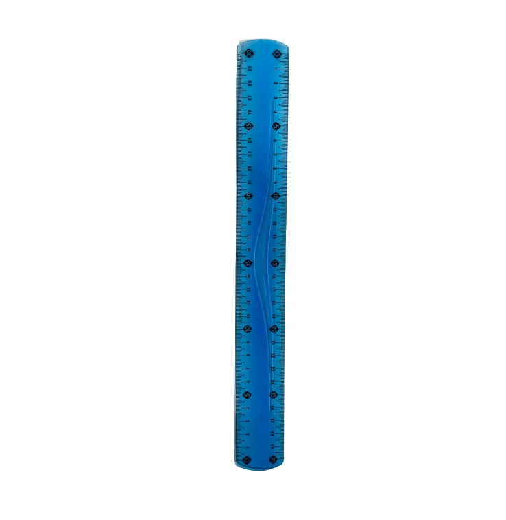 Flexible Ruler, Blue Color, 30 Cm - Amigo
