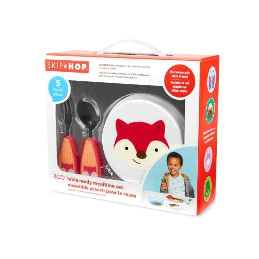 طقم طاولة جاهزة للوجبات, بتصميم فوكس من سكيب هوب طقم طاولة جاهزة للوجبات, بتصميم فوكس من سكيب هوب