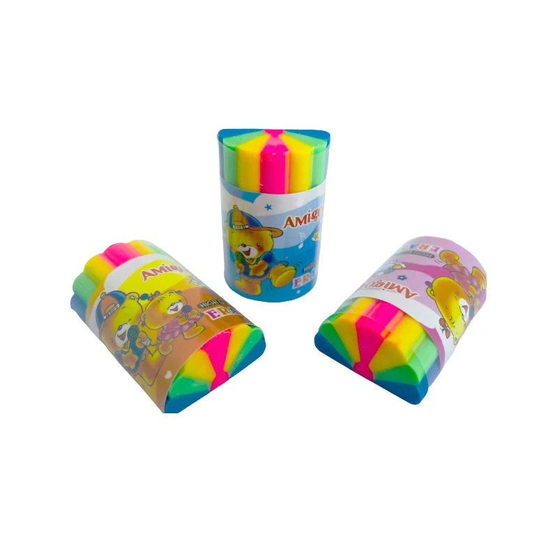 Amigo Soft Rainbow Eraser, 1 Pieces - Amigo