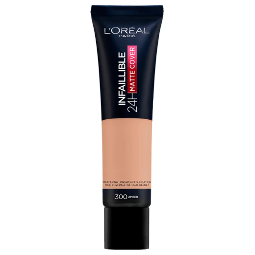 L'Oreal Paris Infallible 24 Hour Matte Cover High Concealer Foundation, Number 300 L'Oreal Paris Infallible 24 Hour Matte Cover High Concealer Foundation, Number 300