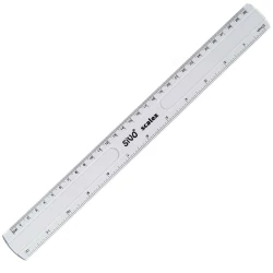 Scalex shatterproof transparent ruler, 30 cm by Sefu