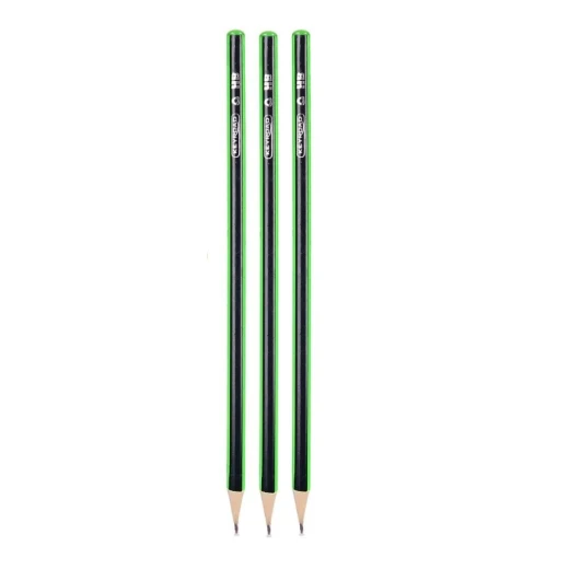 Keyroad Wooden Pencil Triangle, 12 Pencils - Keyroad - Image 2