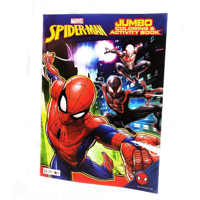 Bendon Spiderman Coloring Book for Kids Fun Activities Puzzles Gift Holiday Entertainment - Bendon