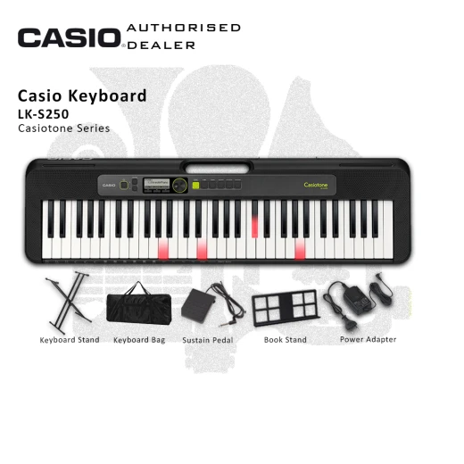 Casio Portable Keyboard Lighting Keys, 61 Keys (LK-S250) - Casio - Image 3