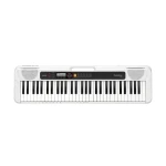 Casio Portable Keyboard, White Color, 61 Keys CT-S200 - Casio