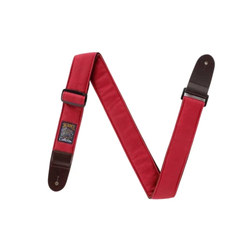 Ibanez Guitar Belt With Leather, Red Color Ibanez Guitar Belt With Leather, Red Color