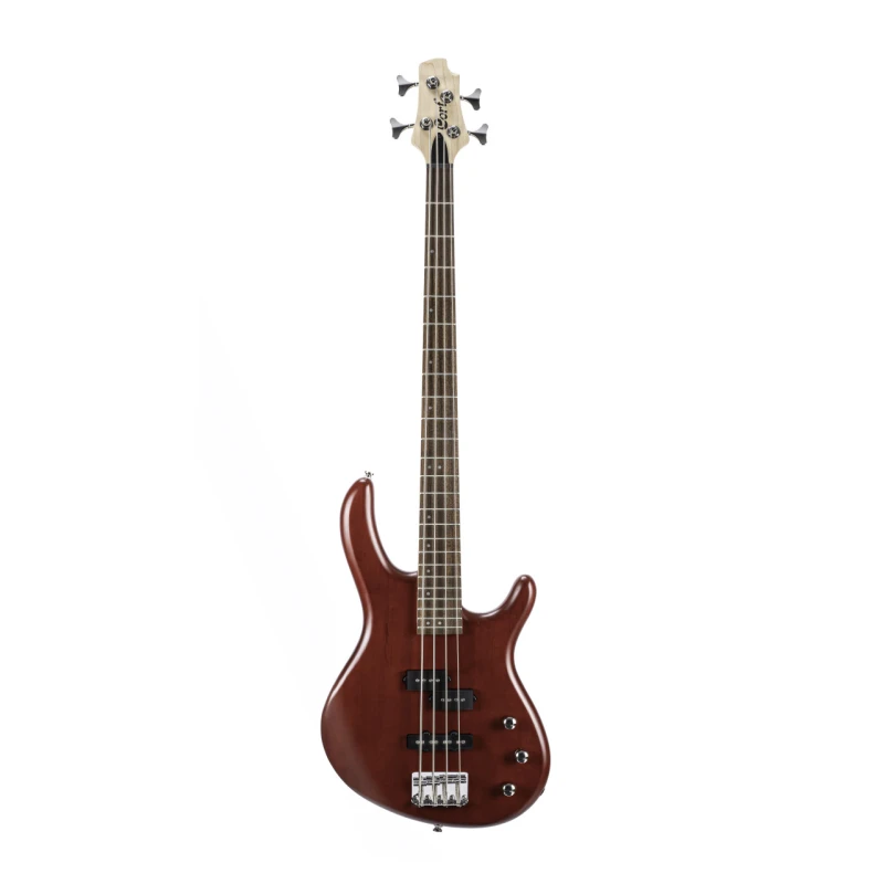 Cort Electric Bass Guitar, Brown Color, ACTION-PJ-OPW - Cort