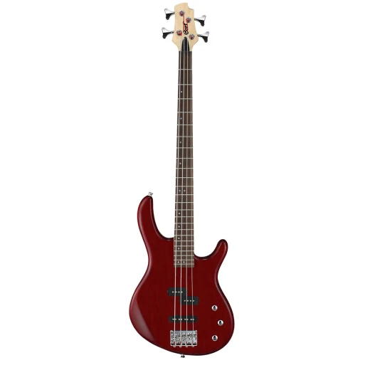 Cort Electric Bass Guitar, Dark Red Color, ACTION-PJ-OPB Cort Electric Bass Guitar, Dark Red Color, ACTION-PJ-OPB