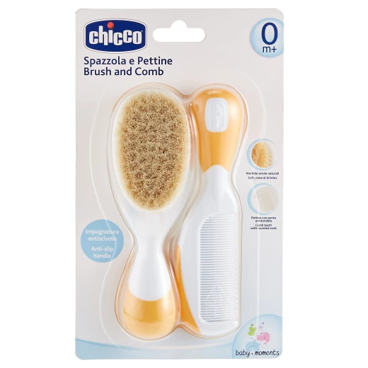 Chicco New Brush And Comb Orange Chicco New Brush And Comb Orange