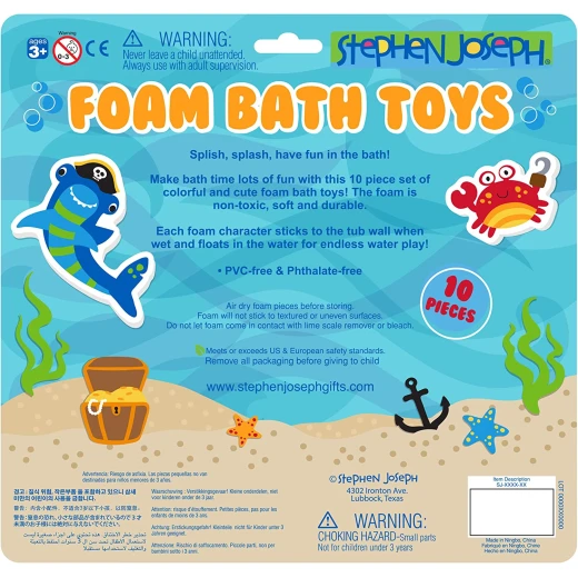 Stephen Joseph Foam Bath Toys,  Shark Design - Stephen Joseph - Image 3