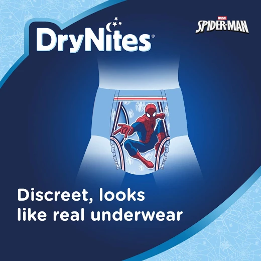 Huggies DryNites Pants Jumbo for Boys, 3-5 years ,16-23 Kg, 16 Pieces, Batman Design - Huggies - Image 5