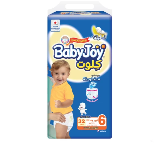 Baby Joy Pants XXL Size 6, 16+ kg, 32 Pieces Baby Joy Pants XXL Size 6, 16+ kg, 32 Pieces
