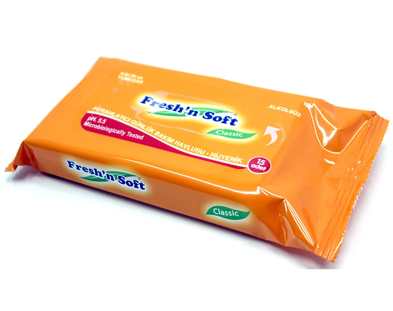 Fresh’ N Soft Classic Wipes, 15pc - Fresh'n Soft