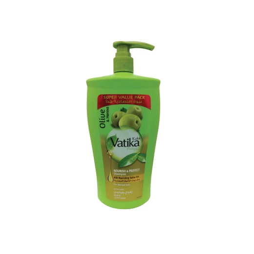 Vatika Naturals Olive & Henna Shampoo, Nourish & Protect, 1000 Ml Vatika Naturals Olive & Henna Shampoo, Nourish & Protect, 1000 Ml