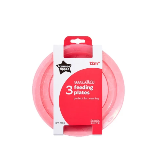 Tommee Tippee Feeding Plates, Pack of 3, Pink - Tommee Tippee - Image 2