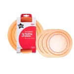 Tommee Tippee Feeding Plates, Pack of 3, Orange - Tommee Tippee