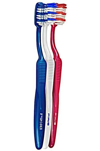 Silver Care Piave Tris Family Toothbrushes, Medium Size, 3 Pieces - Silver Care - Image 2