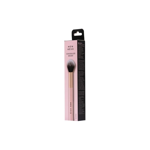 مجموعة فرش مون ريف الأساسية للوجه والعينين لتطبيق المكياج اليومي، 5 فرش، مجموعة واحدة - مون ريف - Image 2