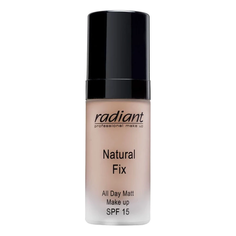 Radiant Natural Fix Matt Foundation Peanut 3A Long Lasting Full Coverage 30ml Makeup - Radiant