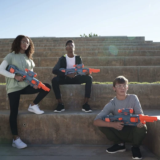Nerf Elite Eaglepoint Blaster With Detachable Scope And Barrel, 8 Drums - Nerf - Image 5