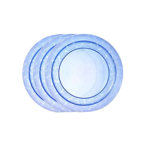 Tommee Tippee Feeding Plates, Pack of 3, Blue - Tommee Tippee - Image 2