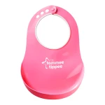 Tommee Tippee Basics Comfi Neck Bib, Pink - Tommee Tippee
