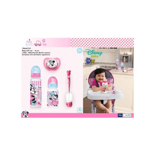 Disney Minnie Mouse Baby Gift Set of 4 Pieces, Pink Color - Disney - Image 2