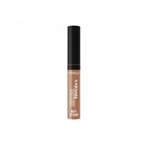 Misslyn Champagne Truffle Matte Lip Cream Long Lasting Metallic Finish Makeup Essential Versatile Shade