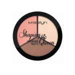 Misslyn Blossom Pink Contouring Palette Number 6 Face Makeup Kit for Sculpting Radiant Glow - Misslyn
