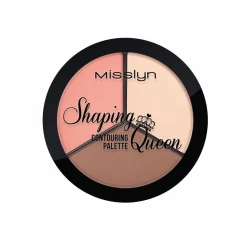 Misslyn Blossom Pink Contouring Palette Number 6 Face Makeup Kit for Sculpting Radiant Glow