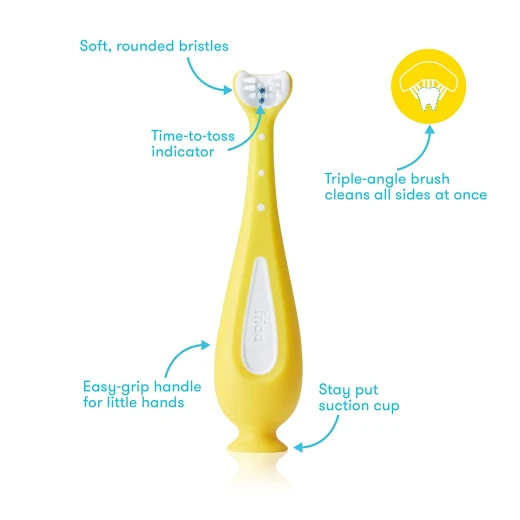 FridaBaby Grow With Me Training Toothbrush Set - FridaBaby - Image 3