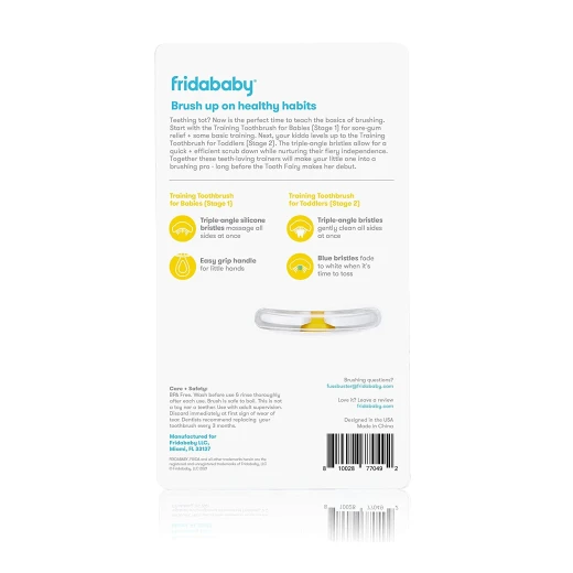 FridaBaby Grow With Me Training Toothbrush Set - FridaBaby - Image 2