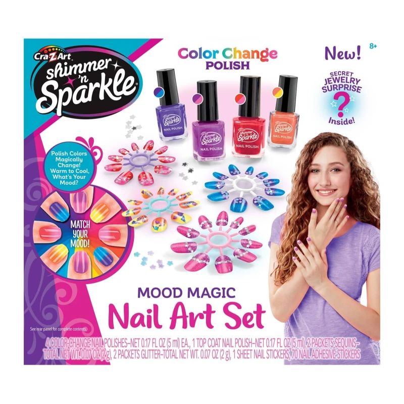 Car-Z-Art Shimmer 'n Sparkle Mood Magic Nail Art Set - Car-Z-Art