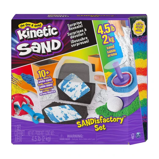 Spin Master Kinetic Sand Sandisfactory Set with 2lbs Spin Master Kinetic Sand Sandisfactory Set with 2lbs