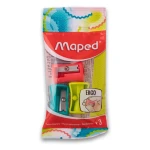 Maped Vivo Sharpener One Hole, 3 Pieces - Maped