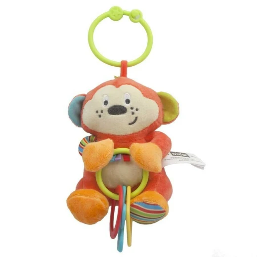 Winfun Cheeky Chimp Rattle With Rings Winfun Cheeky Chimp Rattle With Rings