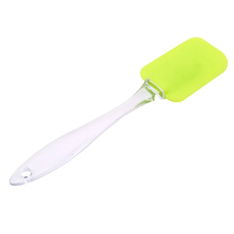 Metaltex Silicone Spatula With Clear Handle, Green Color, 28 X 21 X 25 Cm - Metaltex