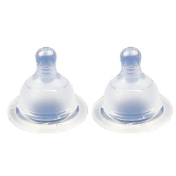 Spectra Wide Neck Slow Flow Teats [Pack of 2] Size صغير