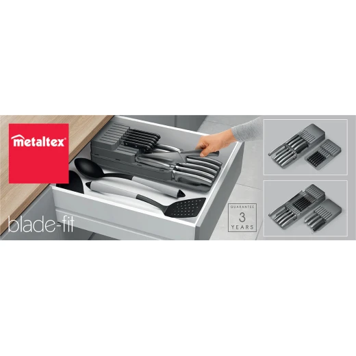 Metaltex Adjustable Knife Organizer, 14 X 41 X 10 Cm - Metaltex - Image 4
