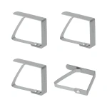 Metaltex Stainless Steel Table Cloth Clips, 4 Pieces - Metaltex