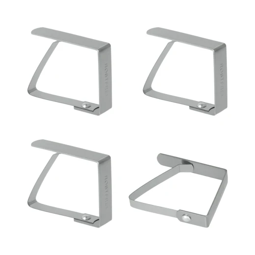 Metaltex Stainless Steel Table Cloth Clips, 4 Pieces Metaltex Stainless Steel Table Cloth Clips, 4 Pieces